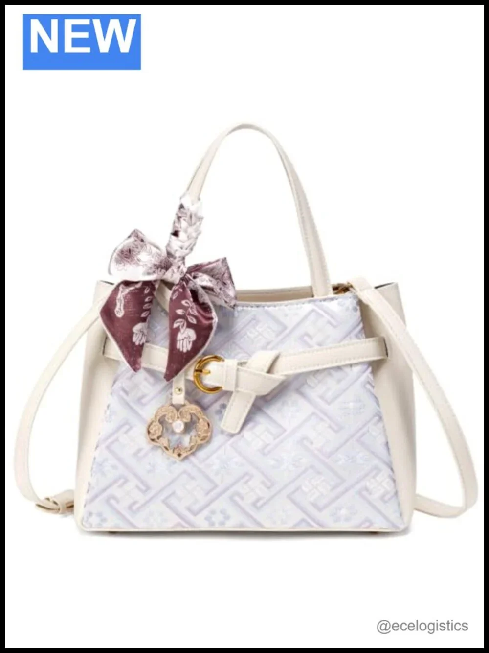 Medium Satchel Handbags for Women Vintage Top-handle Tote Purse with Embroidery